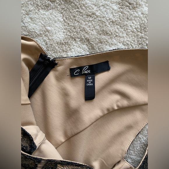 C.Luce Black Lace Dress - Size M - Picture 5 of 5